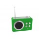 MINI DOLMEN RADIO BLACK/GREEN