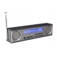 LCD LONG CLOCK RADIO BLACK