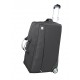 AIRLINE CABIN DUFFLE BAG / WHEELS - CHOCOLATE