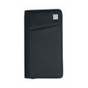 AIRLINE ZIP PASSPORT HOLDER - GREY