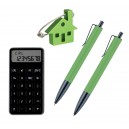 Car Keyring, Calculator, Card Case Set - Aluminum